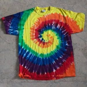 Classic Rainbow Tie Dye T-Shirt